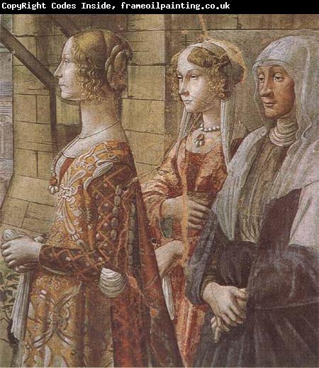 Sandro Botticelli Domenico Ghirlandaio stories of St john the Baptist the Visitation